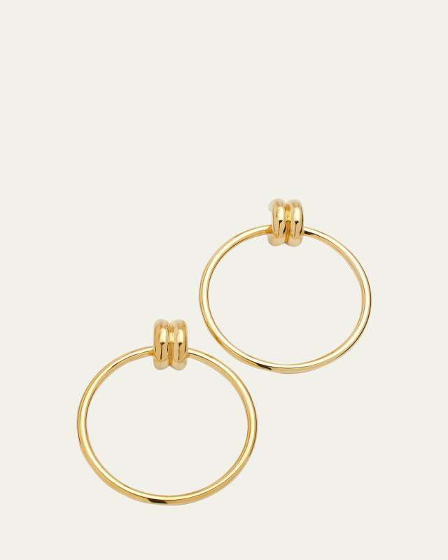 14k Gold Vermeil Harper Hoop Earrings